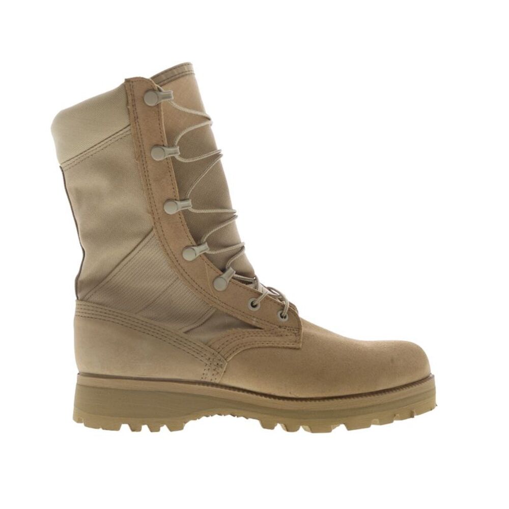 Belleville Mens Army Combat Boot Hot Weather Beige Boots (NWT)